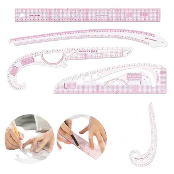 REGLA Acrílicas set de 6 unidades