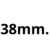 38mm.